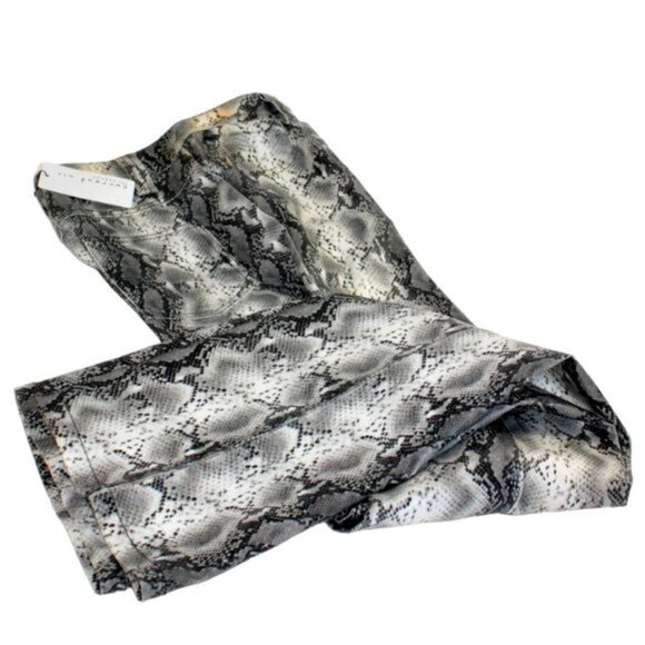 Anthropologie Current Air Lela Snakeskin Print Straight Size XS (29/31) - Picture 3 of 10
